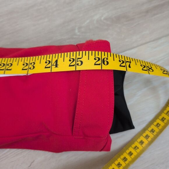 DESCENTE WOMEN'S SKI SNOWBOARD HOODED JACKET 3M Insulate Red Size 12 - Picture 9 of 9